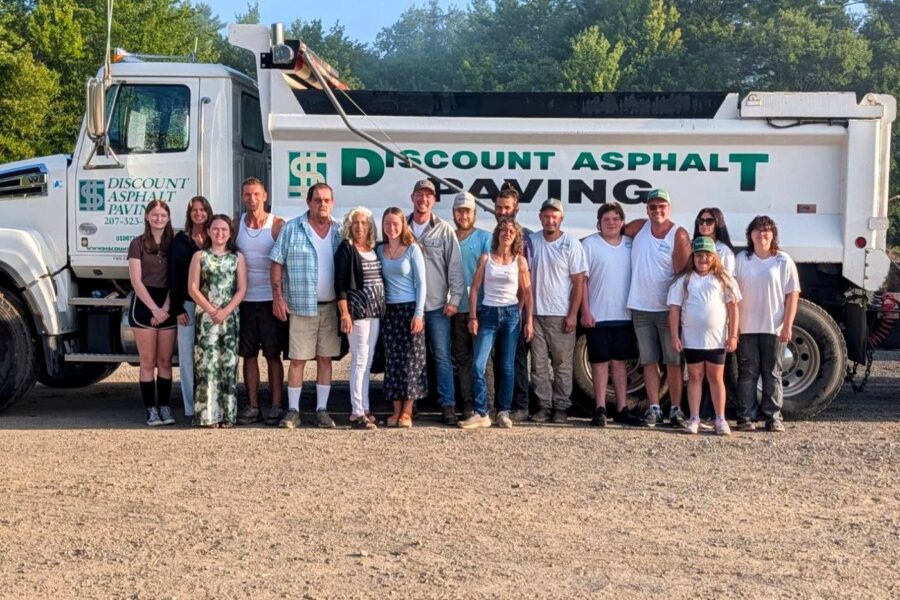 The Discount Asphalt Paving family and crew