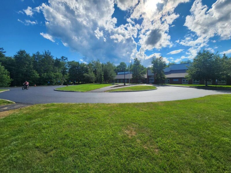 Paved school loop