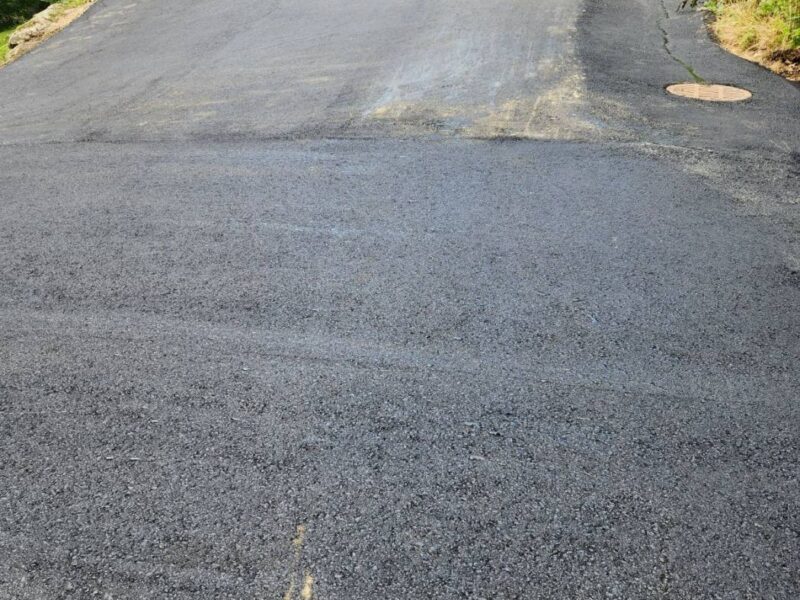 Finished driveway